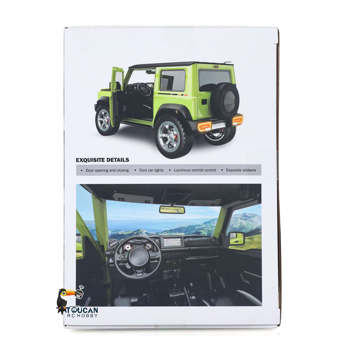1/16 HG 210 RC Off Road Car Remote Control Electric Crawler Sound Light Smoke Unit Metal Gear Drive Shaft Battery Charger