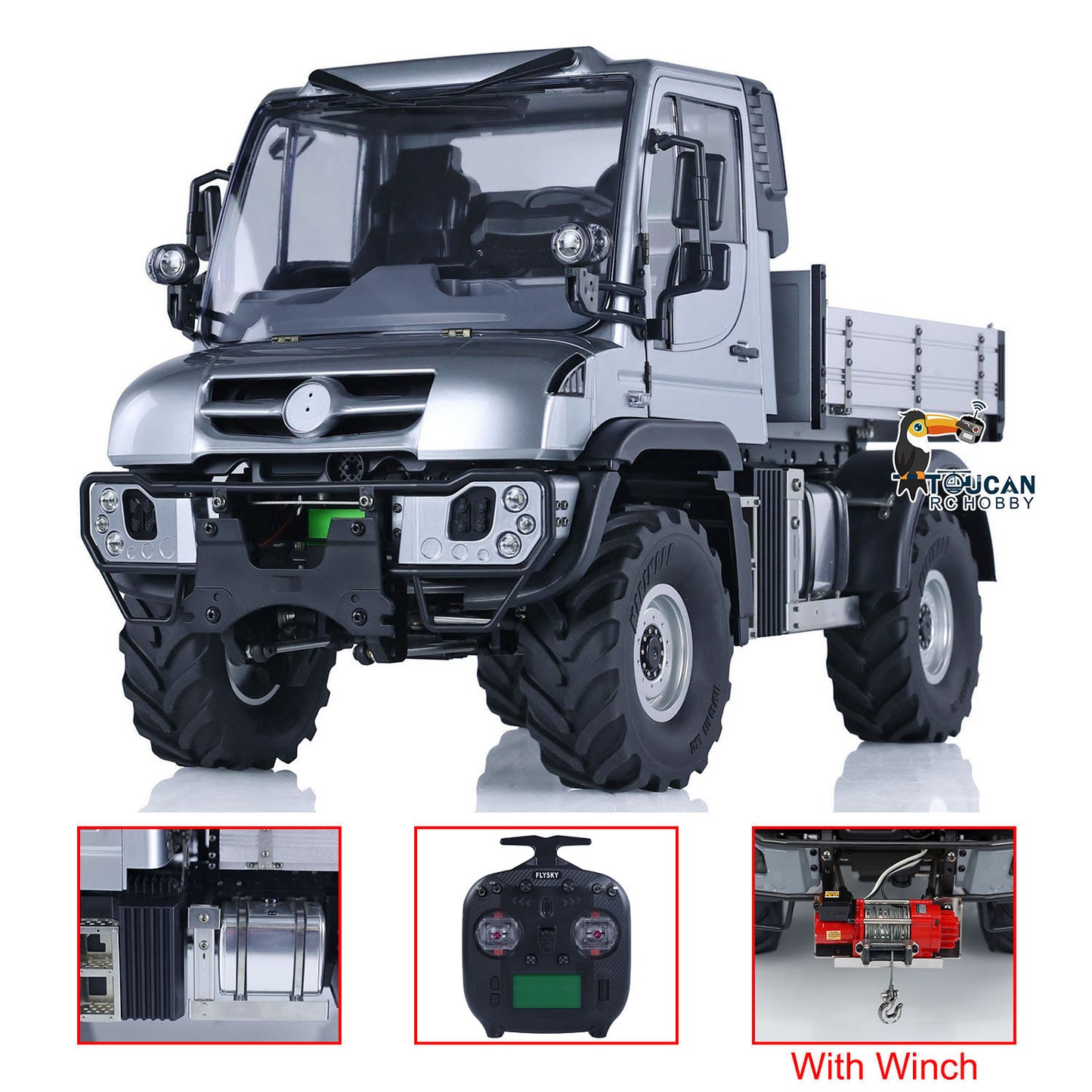 4WD 1:10 RC Offroad-Fahrzeuge U423 4X4 Funkgesteuertes Rock Crawler-Automodell 2-Gang-Getriebe Permanenter Allradantrieb