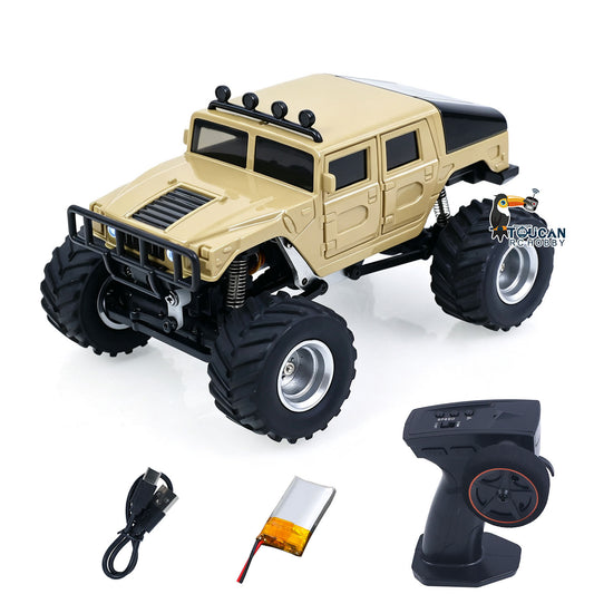 TOUCAN RC HOBBY JABAILE 3604 1/36 4WD Plastic Remote Controlled Off-Road Vehicles Mini Crawler Car Radio Battery Light System RTR No Sound