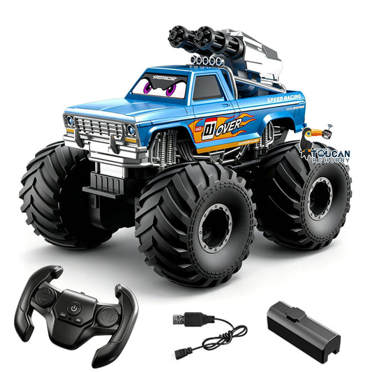 TOUCAN RC HOBBY 4WD JJRC 1/20 Plastic RC Off Road Car Q245PRO Remote Control Waterproof Stunt Vehicle All Terrain Amphibious Vehicle RTR