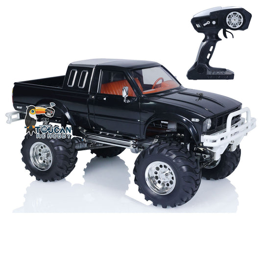 TOUCAN RC HOBBY HG 1/10 RC Pickup Model 4x4 Remote Control Rally Car Series Vehicles Racing Crawler Black 2.4G RTR Motor Battery