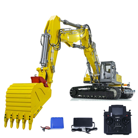TOUCAN RC HOBBY Kabolite K350-200 1/14 Metal Hydraulic Excavator Remote Control Digger 7-way Reversing Valve Brushless Motor for Vehicle Enthusiasts
