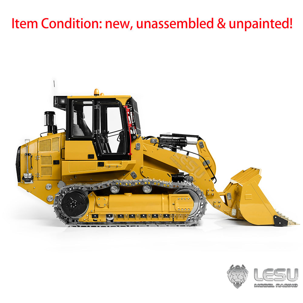 TOUCAN RC HOBBY LESU 1/14 973K Hydraulic RC Tracked Loader Metal Remote Control Car Construction Vehicle Simulation Model Kits/PNP/RTR