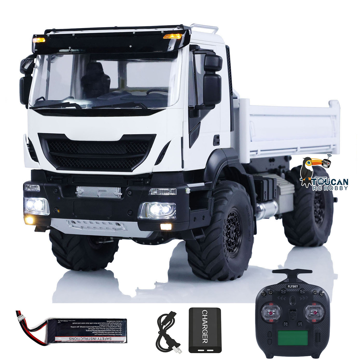 Metall 4x4 1/14 RC Hydraulischer Dumper Elektro-LKW Ferngesteuerter Kipper Dumper Auto Hobbymodelle DIY PNP Sonderversion
