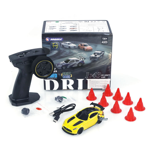 TOUCAN RC HOBBY 4310G RC Drift Car Ready to Run Motor ESC Servo Gyroscope LED Lights Battery Indoor Outdoor Racing Mini Car Gift for Adults