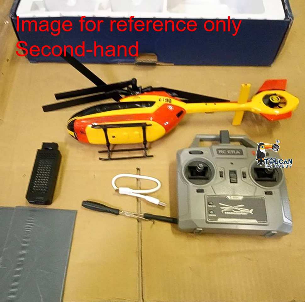 Fast Free Shipping Second Hand EU Stock 1/30 RC ERA 6CH Radio Controlled Helicopter C190 Dual Brushless Motors RTF Model Aircraft H145 Aileronless Ducted Tail Rotor