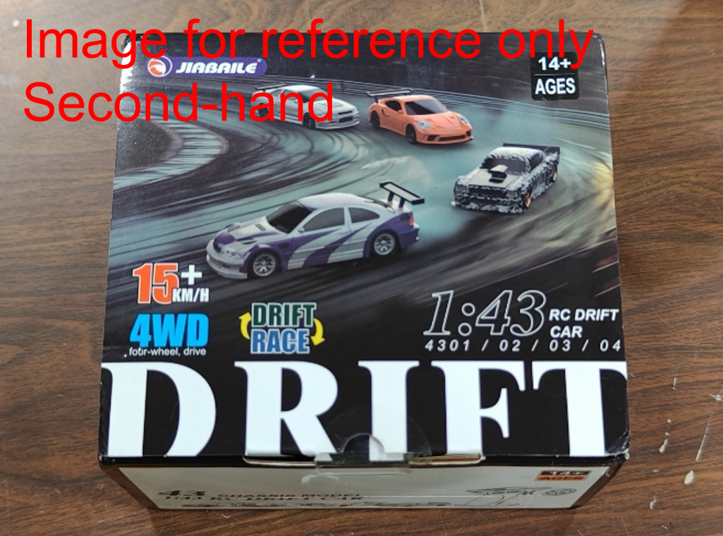 Fast Free Shipping Second-hand Products CA Stock 1/43 Radio Control Drift Car 4WD RC 2.4g Mini Race Car Toy High Speed Model