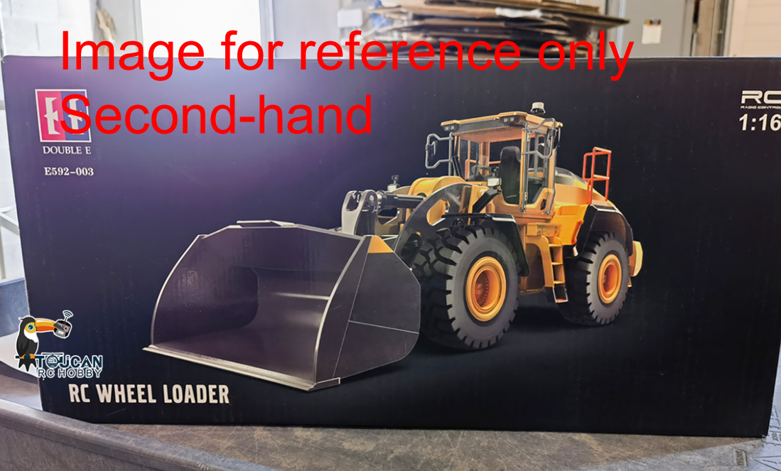 Fast Free Shipping Second-hand Products CA Stock L260H Loader 1/16 Double Eagle E592 RC Loader Remote Control Car Light Sound