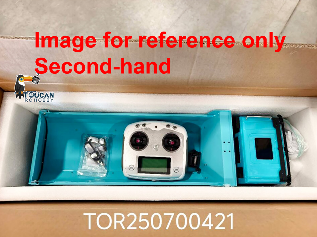 Fast Free Shipping Second-hand Products CA Stock 8x8 1:14 Hydraulic Radio Control Tipper Car RC 2-speed Dump Truck Sound Light