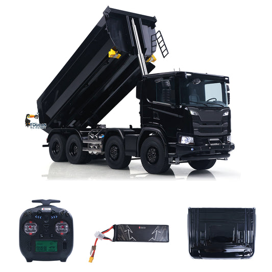 TOUCAN RC HOBBY Double E E118-001-G540 1/14 8X8 RC Hydraulic Dumper Remote Control Tipper 2Speed Transmission for Hobbyists