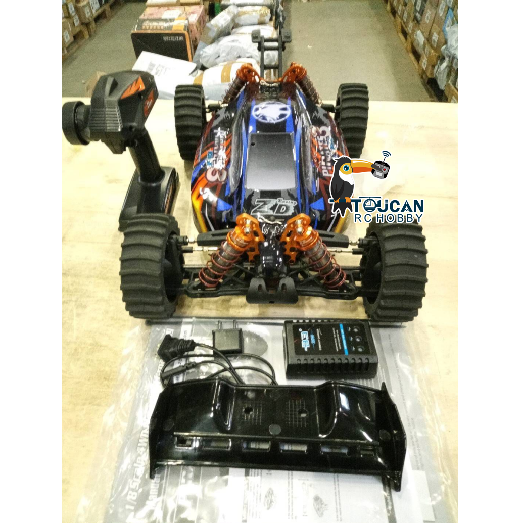Second Hand Fast Free Shipping EU Stock ZD Racing 1:8 High Speed RC Off Road Car 9020 V3 4*4 Wireless Control Buggy 08421 Oil Filled Metal Shocks Transmitter
