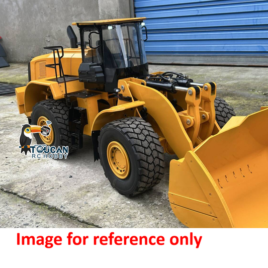 TOUCAN RC HOBBY 982 1/8 4WD Metal Chassis RC Hydraulic Wheel Loader Differential Locks Brushless Motor Smoke Light Sound System