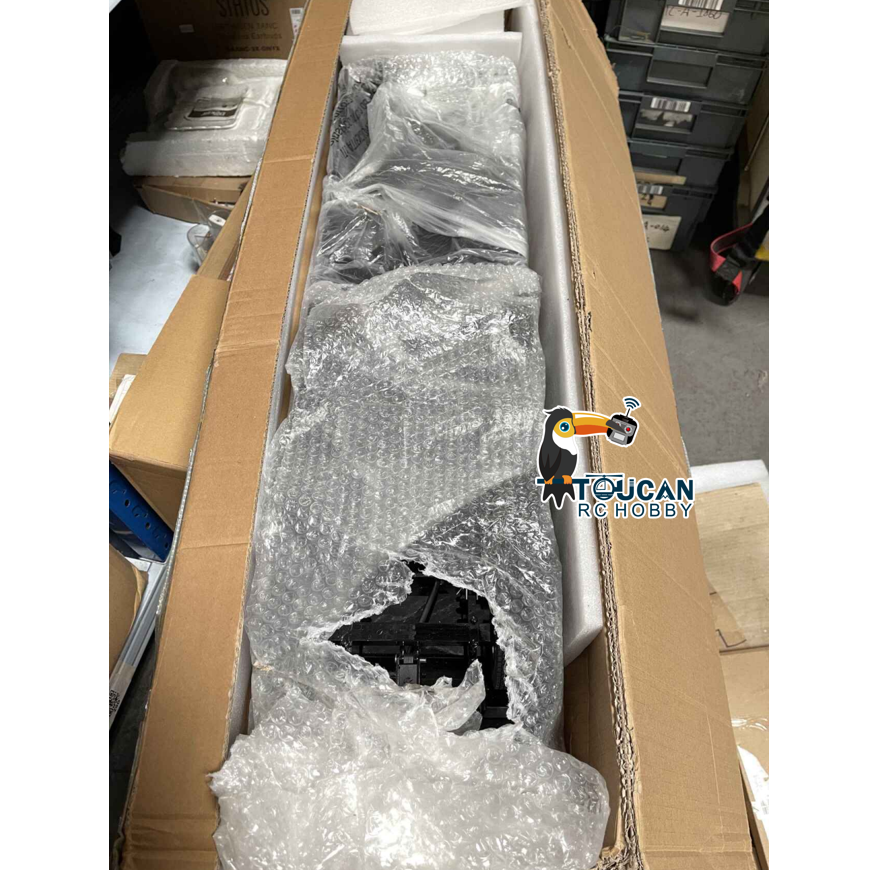 Second Hand Fast Free Shipping UK Stock Metal 4-axle Trailers Electric Tailboard Support Leg for 1/14 RC Tractor Truck