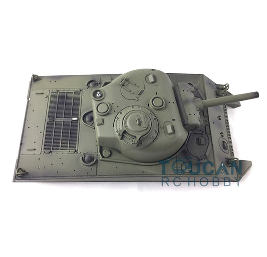 TOUCAN RC HOBBY Henglong Upper Hull W/ Plastic Turret for 1/16 Scale USA M4A3 Sherman RC Tank 3898 Simulation Models DIY Accessories