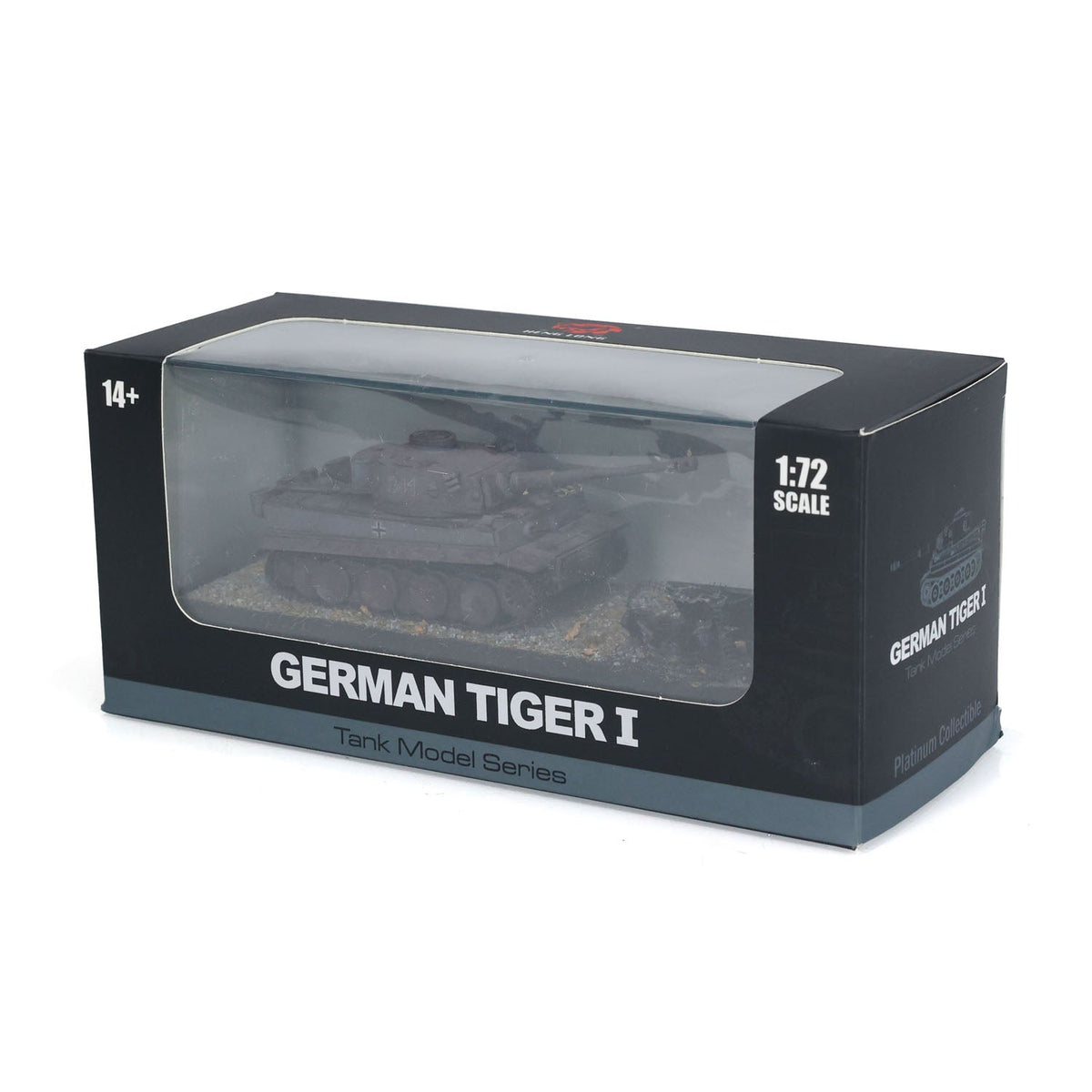 Henglong 1/72 Plastic German Tiger I 3818 Static Tank Without Electronic System for Armored Vehicle Collector Enthusiasts