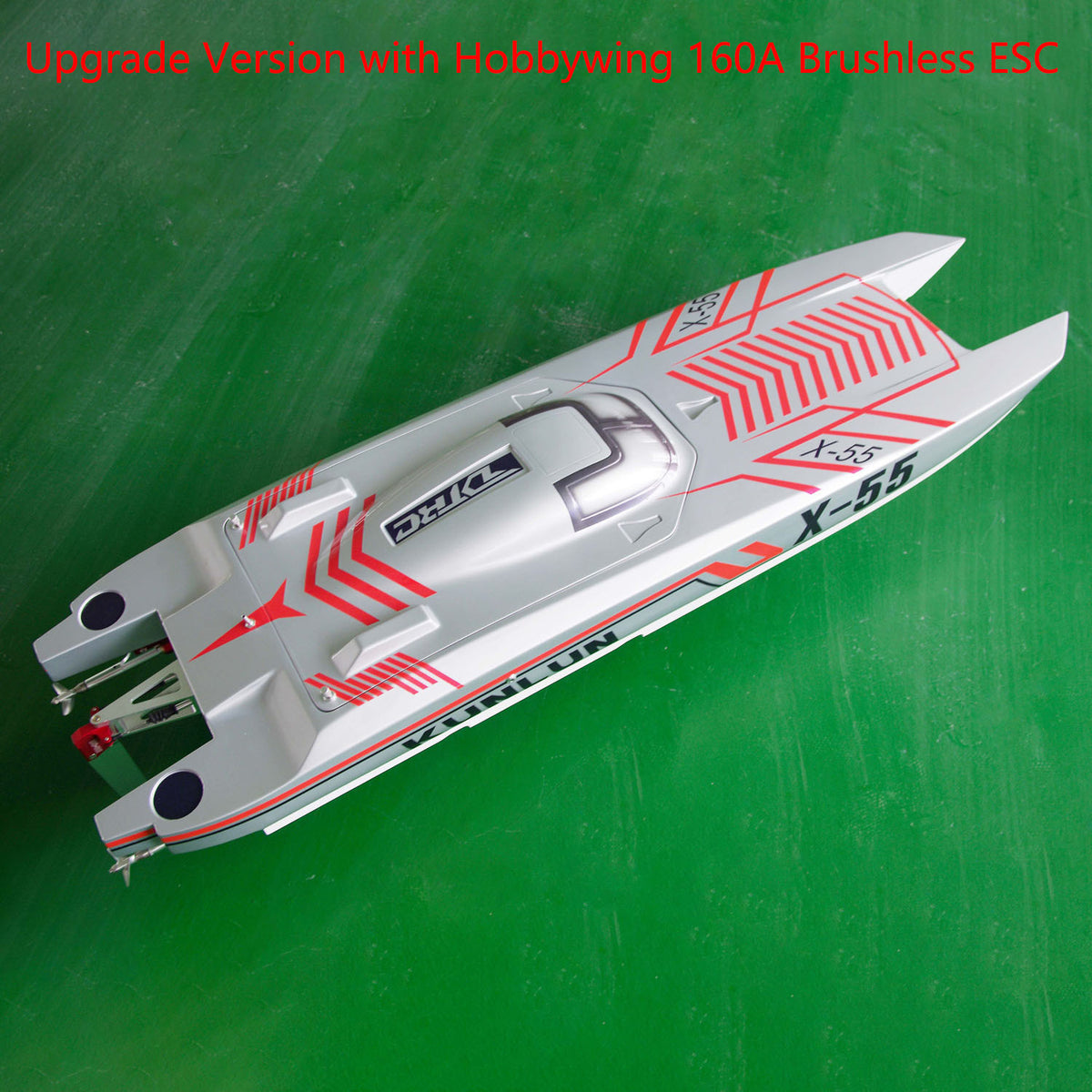 TOUCAN RC HOBBY DTRC X55 Waterproof Remote Control Racing Boats 130km/h High-speed RC Ship DIY Hobby Model ESC Motor Servo 1300*360*200mm PNP RTR