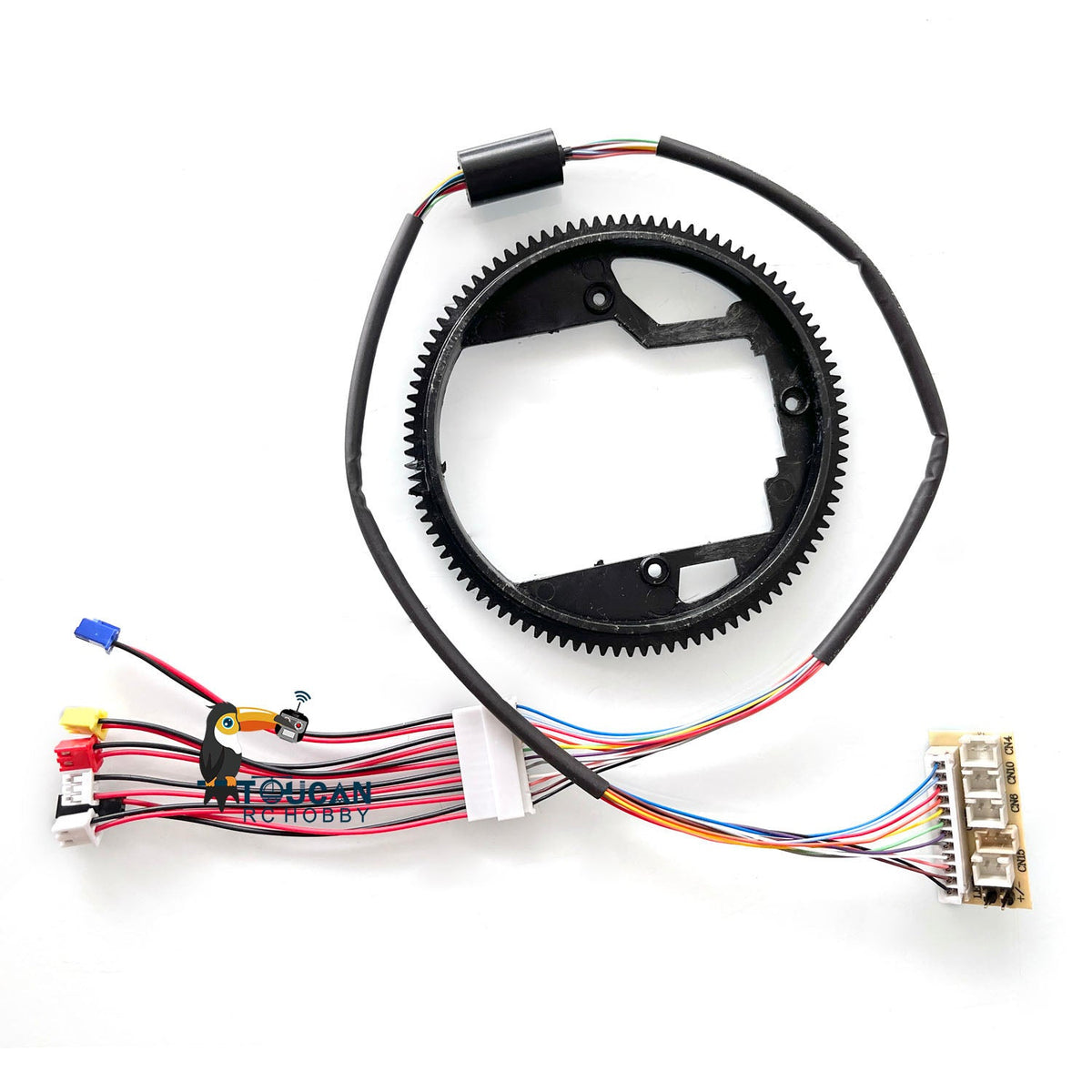 IN Stock 1/16 Scale Henglong 7.0 Version Radio Control Tank Plastic 360 Small Rotating Gear 7.0 Generation Electric Slip Ring 12P