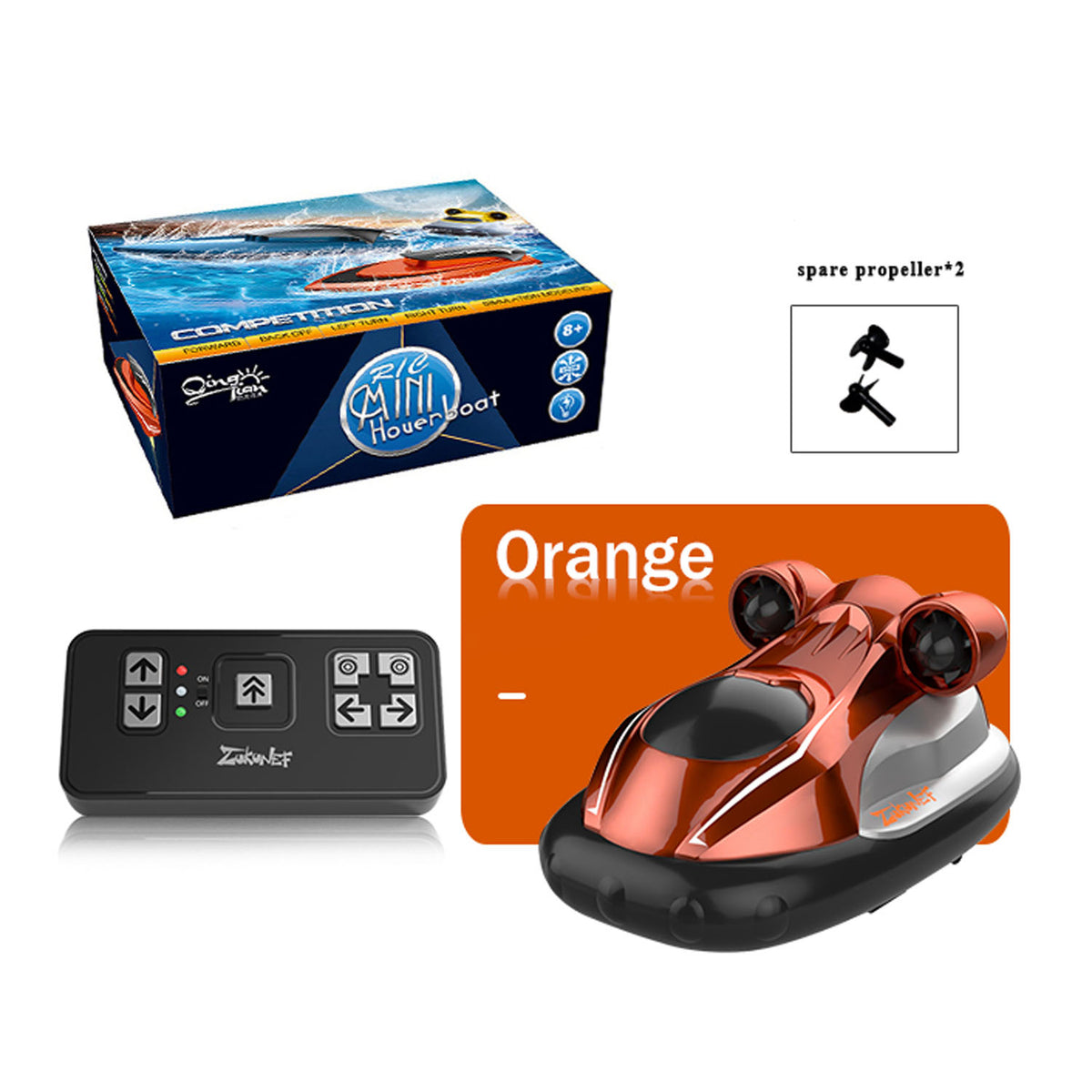 RC Mini-Boot, Pool-/See-Rennschiff für Kinder und Erwachsene, Spielzeug, Radio, Batteriealarm, fahrbereit mit wiederaufladbarer Batterie
