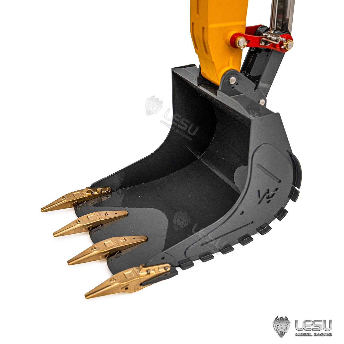 LESU 1/14 RC Hydraulic Excavator LR956 Metal 3 Arms Remote Control Digger Model