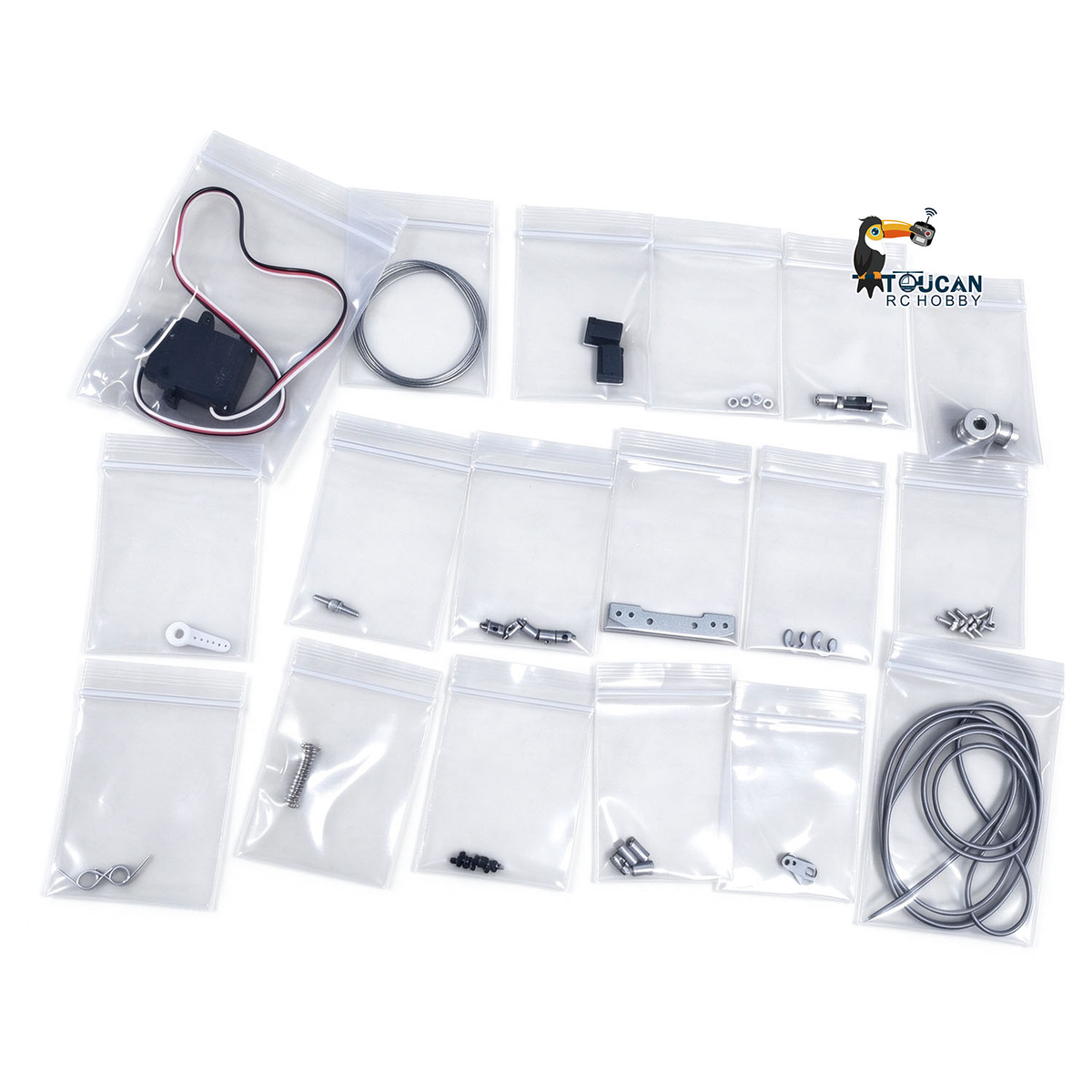 TOUCAN RC HOBBY Differential Lock Upgrade Parts for DoubleE E015 1/14 RC Dumper RC Tipper E013 RC Tractor Truck ONLY for Advance Player
