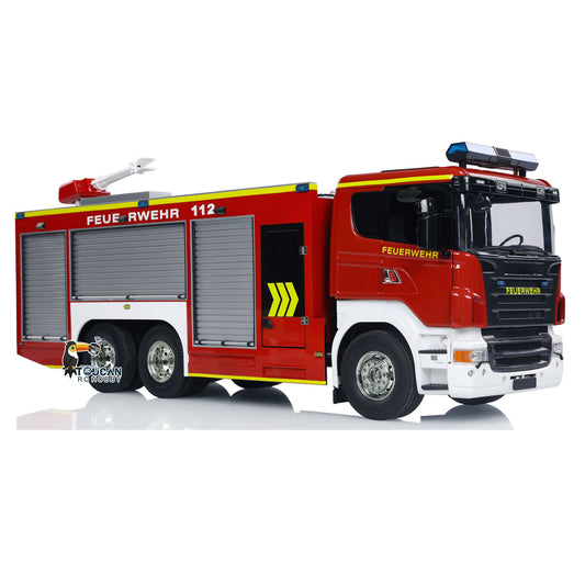 1/14 Fire Engine Factory Painted Assembled Side Profile