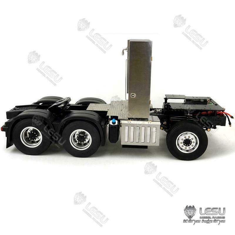 TOUCAN RC HOBBY 1/14 LESU RC Tractor Truck Radio Controlled 6*6 Metal 3 Speed 3363 Assembled Chassis Motor Servo DIY Vehicle Cars Model