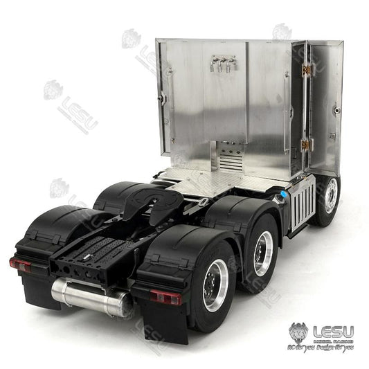 TOUCAN RC HOBBY LESU 1/14 Metal 6x6 Chassis with 3Speed Transmission Differential Lock Axles for TAMIYA 3363 (56348) 1851 High Roof RC Tractor Truck