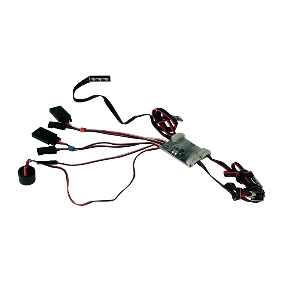 Lichtsystemmodul für DIY JDM-121 Zusammengebautes Modell im Maßstab 1/14 Hydraulischer RC-Gabelstapler Funkgesteuerter Transferwagen