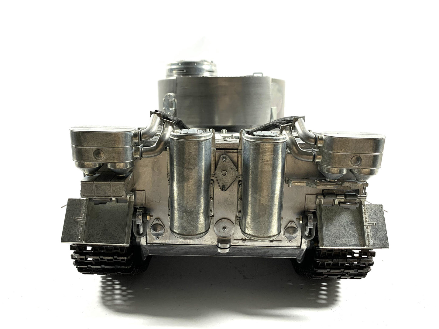 Mato 100% Metall 1/16 Deutscher Tiger I Infrarot-Laufrückstoß RTR RC Panzer 1220 Fernbedienung Modell Sender 360 Turm