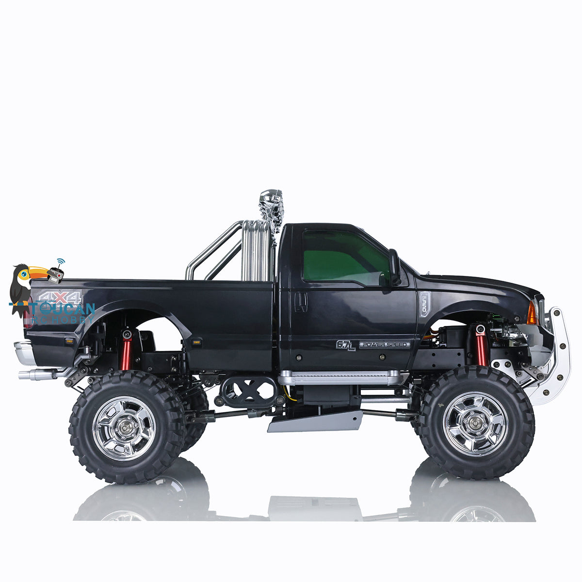 HG 1/10 RC Pickup Truck P410 4x4 Ferngesteuerte Fahrzeuge Rally Car Racing Crawler 2.4G Funkmotor ESC ohne Batterie
