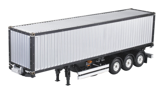 Toucanrc 1/14 Maßstab 3 Achsen LKW Funksteuerung 40ft Containerchassis Sattelzugmaschine Unlackiert KIT Modell für TAMIYA Auto