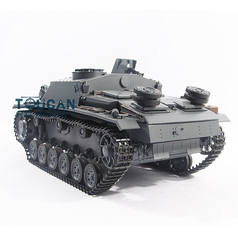 Mato 100 % Metall 1/16 Grau Deutscher Stug III Infrarot Ver RTR RC Panzer 1226 Ketten Leiträder Kettenräder Sender Batterie