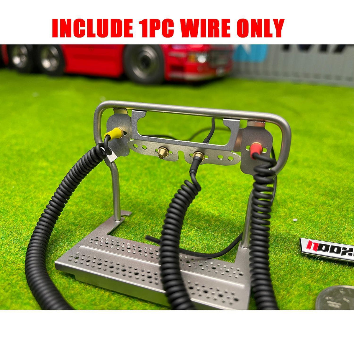 TOUCAN RC HOBBY FuryBear Spring Wire Electric Cable for 1/14 Scale RC Tractor Truck Radio Control Construction Car Vehicle DIY Model