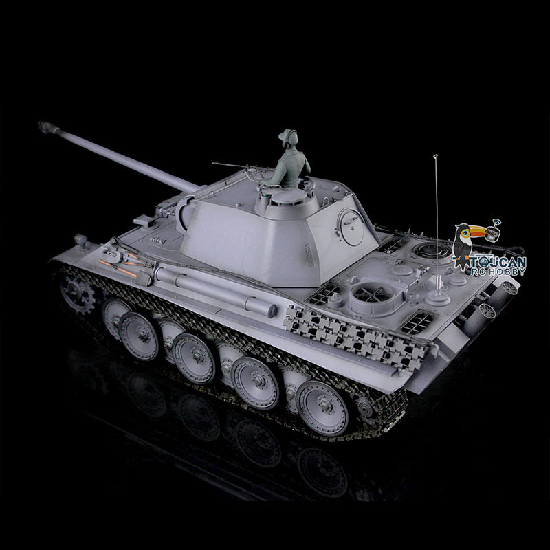 Henglong 1/16 TK7.0 Promotion German Panther G RTR RC Tank 3879 BB Infrared Combat Smoke Sound Light Metal Tracks Sprocket Wheels