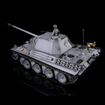 Henglong 1/16 TK7.0 Promotion German Panther G RTR RC Tank 3879 BB Infrared Combat Smoke Sound Light Metal Tracks Sprocket Wheels