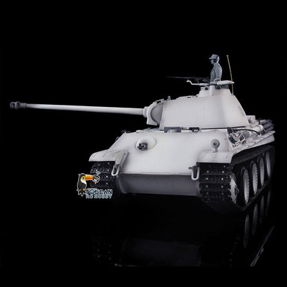 Henglong 1/16 TK7.0 Promotion German Panther G RTR RC Tank 3879 BB Infrared Combat Smoke Sound Light Metal Tracks Sprocket Wheels