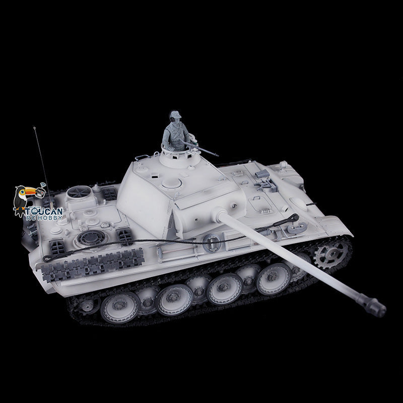 Henglong 1/16 TK7.0 Promotion German Panther G RTR RC Tank 3879 BB Infrared Combat Smoke Sound Light Metal Tracks Sprocket Wheels