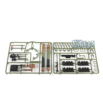 IN Stock Plastic Front Armours Decoration Parts Bag Decal Paste Sticker For Henglong 1/16 Scale German PanTHer V RC Tank 3819 Accessories