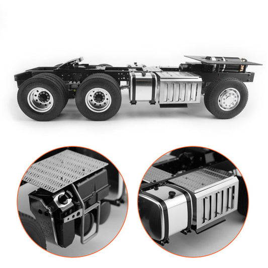TOUCAN RC HOBBY LESU 6x6/6x4 Metal Chassis 20130016-A/B with 2 Speed Transmission for 1/14 DIY TAMIYA 3363 1851 Tractor Truck Model Spare Part