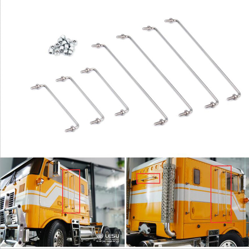 TOUCAN RC HOBBY LESU 1/14 Metal 6*6 Chassis KING 540 Motor 3PCS Servos Accessory for Radio Controlled TAMIIYA Tractor Truck DIY Cars Model