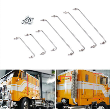 TOUCAN RC HOBBY LESU 1/14 Metal 6*6 Chassis KING 540 Motor 3PCS Servos Accessory for Radio Controlled TAMIIYA Tractor Truck DIY Cars Model