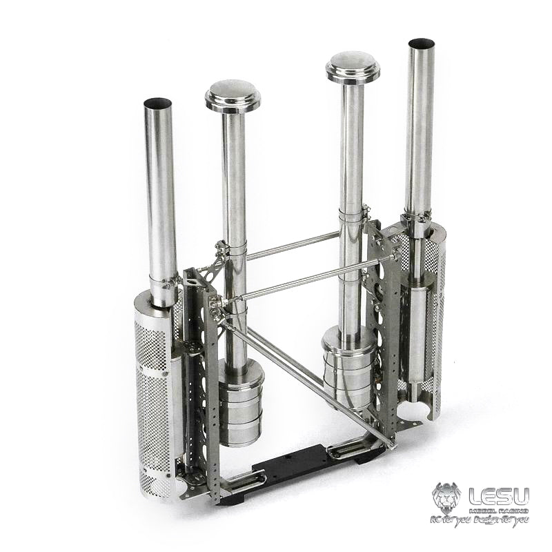 TOUCAN RC HOBBY LESU 1/14 Metal 6*6 Chassis KING 540 Motor 3PCS Servos Accessory for Radio Controlled TAMIIYA Tractor Truck DIY Cars Model