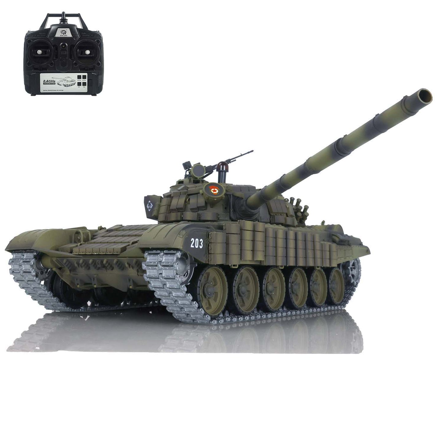 Henglong 1/16 TK7.0 Promotion 3939 Russian T72 RTR RC Tank BB Infrared Combat Smoke Armor Metal Sprockets Idlers Wheels Gearbox Tracks