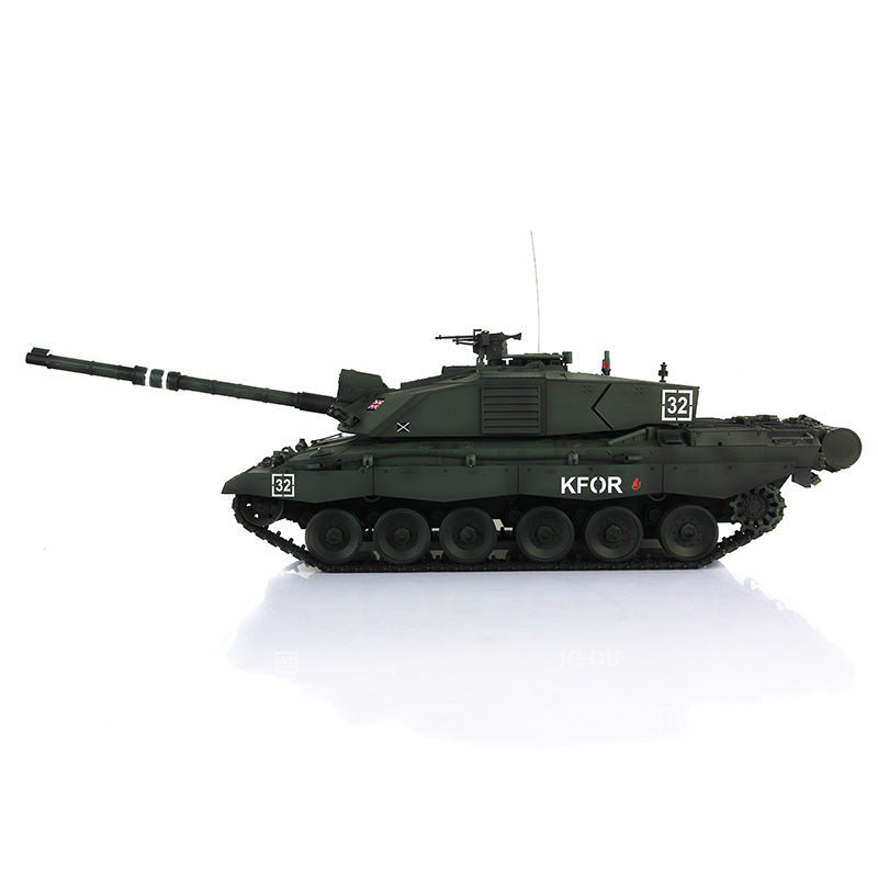 Henglong 1/16 2.4G TK7.0 Plastic British Challenger II 3908 RTR RC Tank Armored Vehicle Model BB Unit Infrared Combat Smoke