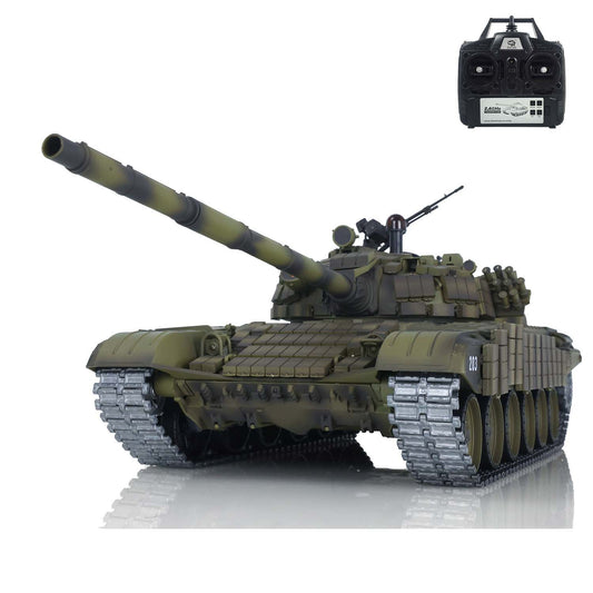 Henglong 1/16 TK7.0 Promotion 3939 Russian T72 RTR RC Tank BB Infrared Combat Smoke Armor Metal Sprockets Idlers Wheels Gearbox Tracks