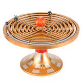 TECHING Metal Solar System Kit DIY Electric Model Copy Classics DM405 600+ Parts Metal Gears Battery Charging Cable Gifts Instruction  Manual