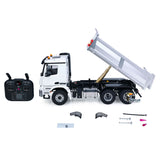 6*6 metall Chassis 1/14 RC Hydraulische Dumper 3348 2025T 2 Geschwindigkeit Getriebe Radio Controlled Kipper Modell Differential Achse licht Sound