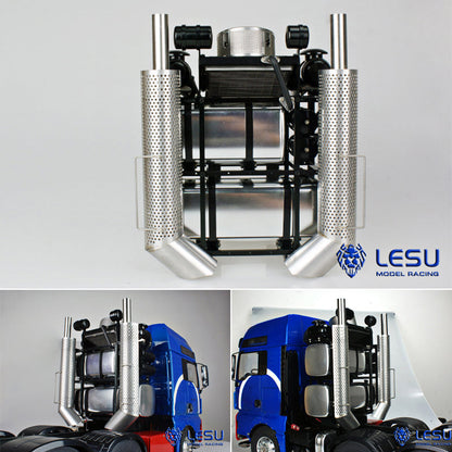 TOUCAN RC HOBBY LESU 1/14 8*8 Metal Heavy-duty Chassis Radio Controlled R620 Servos Gearbox Motor SAVOX DIY Tractor Truck Cars Hobby Model Motor Servo