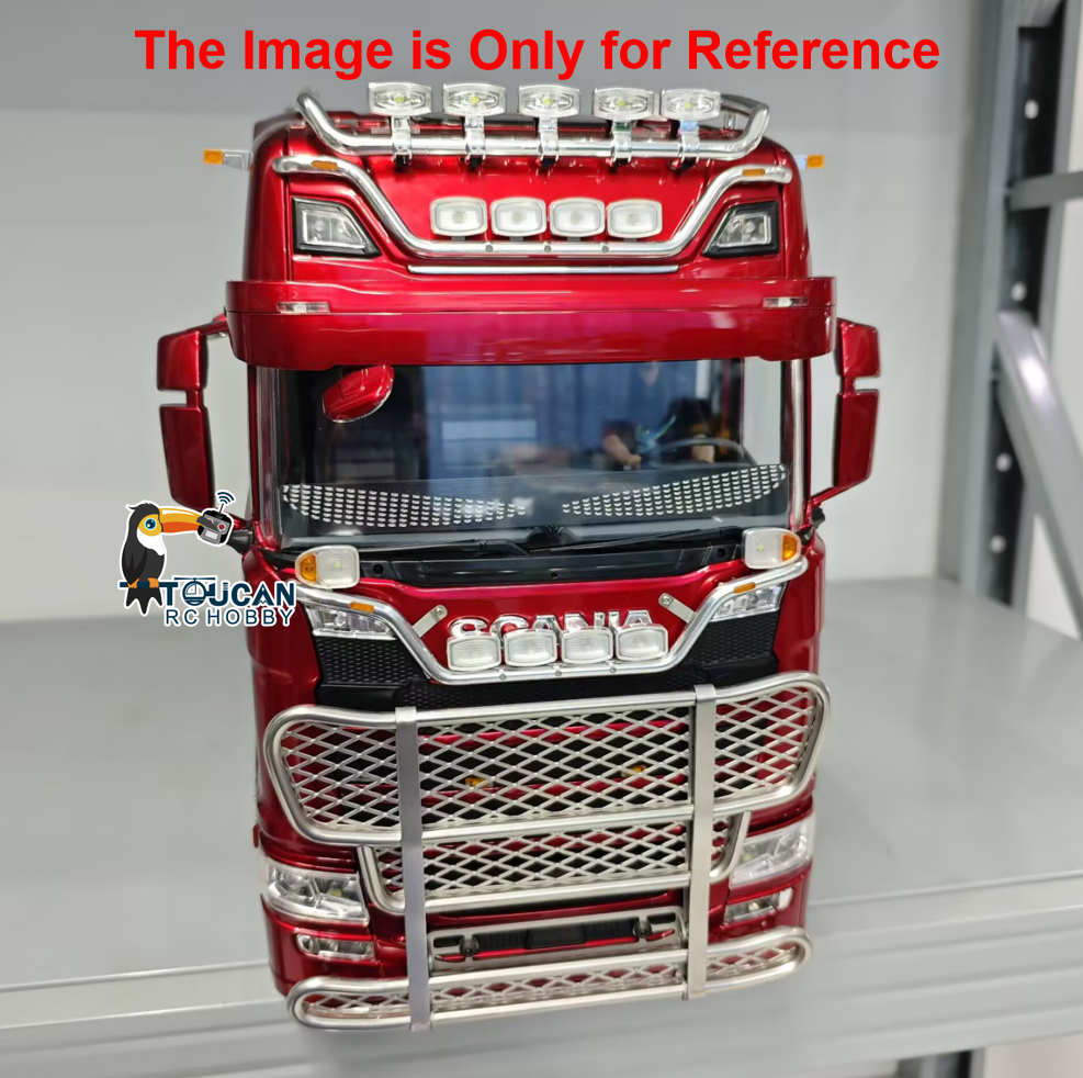 In Stock Second Hand CN Stock TOUCAN 1/14 RC Tractor Truck 6*6 770S Metal Chassis Light Sound Smoke Differential