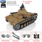 Henglong 1/16 TK7.0 Promotion German Panzer III H RTR RC Tank 3849 360 Degrees Turret BB Infrared System Smoke Metal Barrel Sprockets Idler Wheels Tracks Gearbox